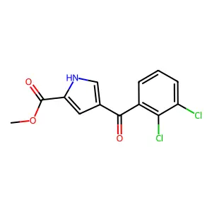methyl 4-(2,3-dichlorobenzoyl)-1H-pyrrole-2-carboxylate structure