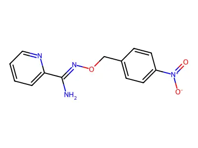 N'-[(4-nitrophenyl)methoxy]pyridine-2-carboxamidine structure