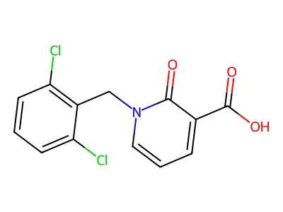 1-(2,6-Dichlorobenzyl)-2-Oxo-1,2-Dihydro-3-Pyridinecarboxylic Acid structure