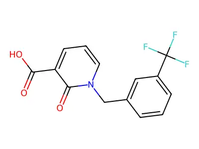 2-Oxo-1-[3-(Trifluoromethyl)Benzyl]-1,2-Dihydro-3-Pyridinecarboxylic Acid structure