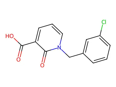 1-(3-Chlorobenzyl)-2-Oxo-1,2-Dihydro-3-Pyridinecarboxylic Acid structure