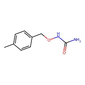 N-[(4-methylbenzyl)oxy]urea structure
