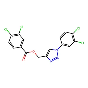 [1-(3,4-Dichlorophenyl)triazol-4-yl]methyl 3,4-dichlorobenzoate structure