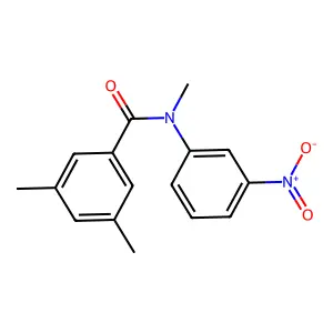 N,3,5-trimethyl-N-(3-nitrophenyl)benzamide structure