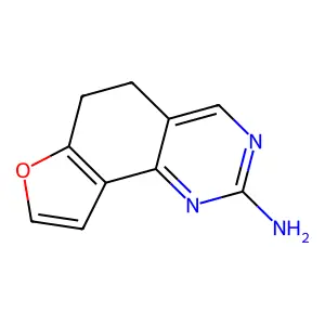 5,6-Dihydrofuro[2,3-h]quinazolin-2-amine structure