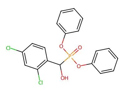 (2,4-Dichlorophenyl)-diphenoxyphosphorylmethanol structure