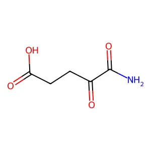 4-氧代戊二酰胺酸 structure