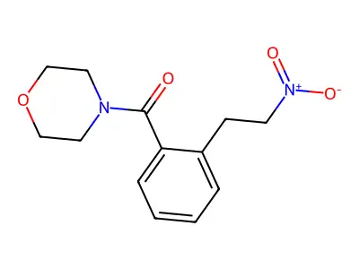 Morpholino(2-(2-nitroethyl)phenyl)methanone structure