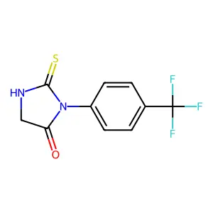 2-Sulfanylidene-3-[4-(trifluoromethyl)phenyl]imidazolidin-4-one structure