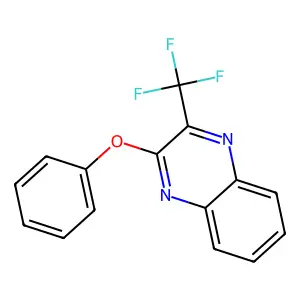 2-Phenoxy-3-(trifluoromethyl)quinoxaline structure