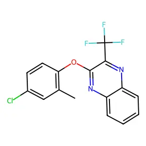 2-(4-Chloro-2-methylphenoxy)-3-(trifluoromethyl)quinoxaline structure