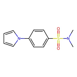 N,N-dimethyl-4-(1H-pyrrol-1-yl)benzenesulfonamide structure