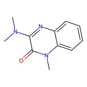 3-(dimethylamino)-1-methyl-2(1H)-quinoxalinone structure