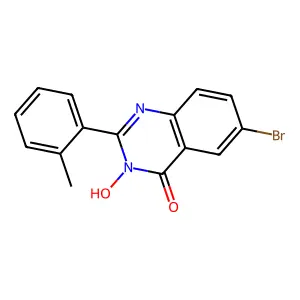 6-bromo-3-hydroxy-2-(2-methylphenyl)-4(3H)-quinazolinone structure