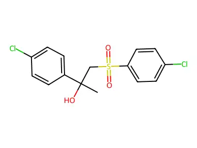 2-(4-Chlorophenyl)-1-[(4-chlorophenyl)sulfonyl]-2-propanol structure