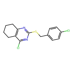 4-Chloro-2-[(4-chlorobenzyl)sulfanyl]-5,6,7,8-tetrahydroquinazoline structure