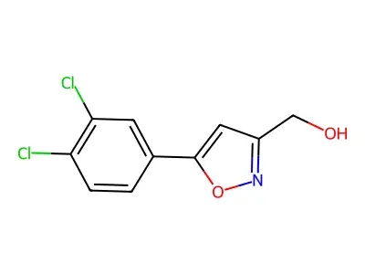 5-(3,4-Dichlorophenyl)-3-isoxazolemethanol structure