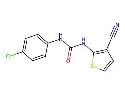 1-(4-Chlorophenyl)-3-(3-cyanothiophen-2-yl)urea structure