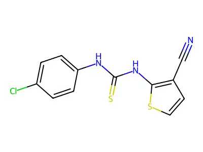 1-(4-Chlorophenyl)-3-(3-cyanothiophen-2-yl)thiourea structure