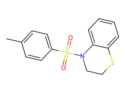 4-[(4-methylphenyl)sulfonyl]-3,4-dihydro-2H-1,4-benzothiazine structure