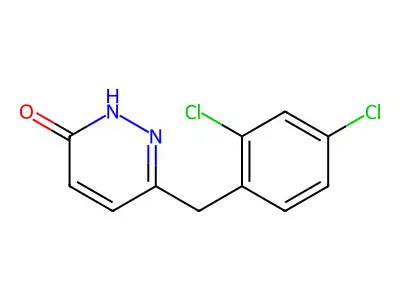 6-(2,4-Dichlorobenzyl)-3-pyridazinol structure