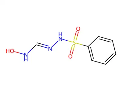 N'-[(hydroxyimino)methyl]benzenesulfonohydrazide structure
