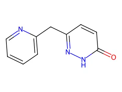 6-Pyridin-2-ylmethyl-pyridazin-3-ol structure