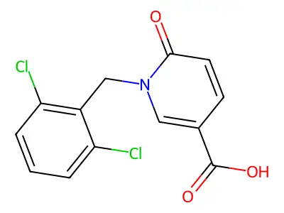 1-(2,6-Dichlorobenzyl)-6-Oxo-1,6-Dihydro-3-Pyridinecarboxylic Acid structure