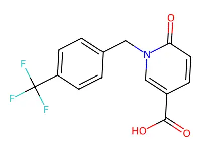 6-Oxo-1-[4-(Trifluoromethyl)Benzyl]-1,6-Dihydro-3-Pyridinecarboxylic Acid structure