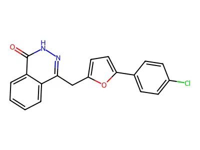 4-{[5-(4-chlorophenyl)-2-furyl]methyl}-1(2H)-phthalazinone structure