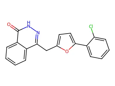 4-{[5-(2-chlorophenyl)-2-furyl]methyl}-1(2H)-phthalazinone structure