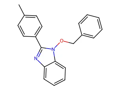 1-(benzyloxy)-2-(4-methylphenyl)-1H-1,3-benzimidazole structure