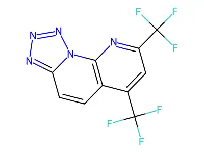 6,8-Bis(trifluoromethyl)tetrazolo[1,5-a][1,8]naphthyridine structure