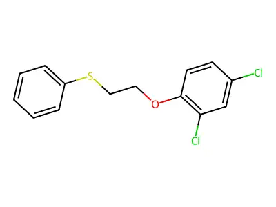 2,4-Dichloro-1-[2-(phenylsulfanyl)ethoxy]benzene structure