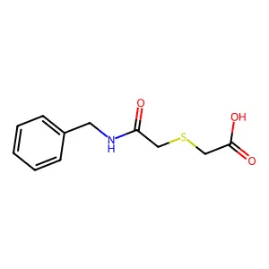 2-{[(Benzylcarbamoyl)methyl]sulfanyl}acetic acid structure