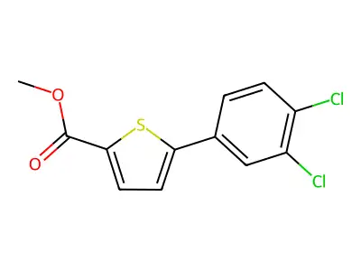 Methyl 5-(3,4-dichlorophenyl)thiophene-2-carboxylate structure