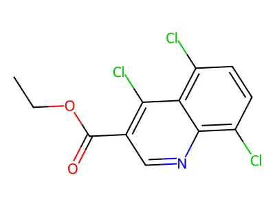 Ethyl 4,5,8-trichloroquinoline-3-carboxylate structure