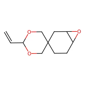 2-Vinylspiro(1,3-dioxane-5,3'-(7)oxabicyclo(4.1.0)heptane) structure