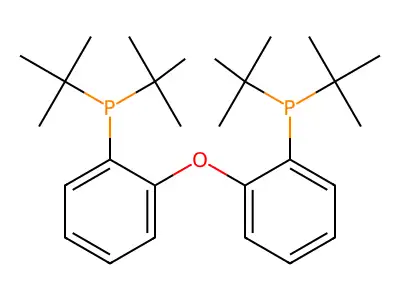 Ditert-butyl-[2-(2-ditert-butylphosphanylphenoxy)phenyl]phosphane structure