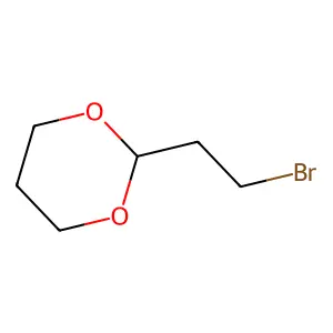 2-(1-Bromoethyl)-1,3-dioxane structure