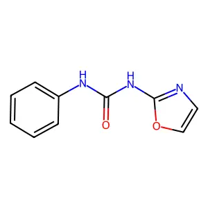 N-1,3-噁唑-2-基-N'-苯基甲脒酸 structure