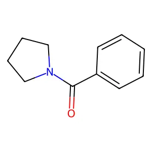 1-Benzoylpyrrolidine structure