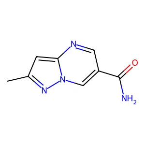 2-Methylpyrazolo[1,5-a]pyrimidine-6-carboxamide structure
