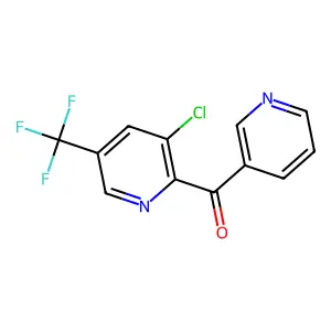 [3-Chloro-5-(trifluoromethyl)-2-pyridinyl](3-pyridinyl)methanone structure