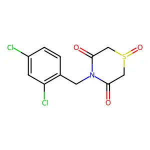 4-(2,4-Dichlorobenzyl)-1lambda~4~,4-thiazinane-1,3,5-trione structure