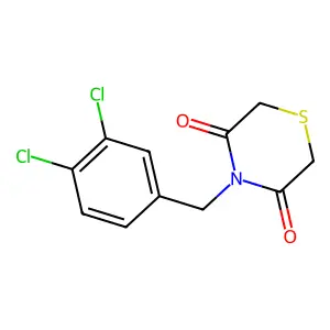 4-[(3,4-Dichlorophenyl)methyl]thiomorpholine-3,5-dione structure