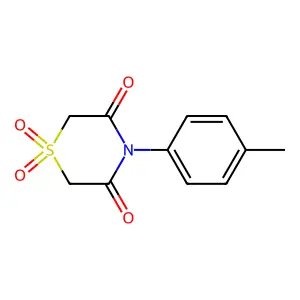4-(4-Methylphenyl)-1lambda~6~,4-thiazinane-1,1,3,5-tetraone structure