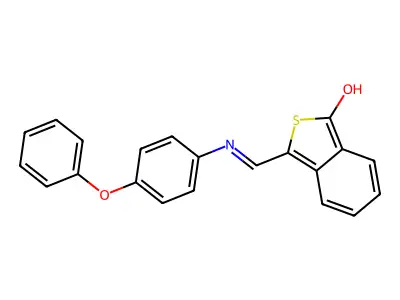 3-[(4-phenoxyanilino)methylene]-2-benzothiophen-1(3H)-one structure