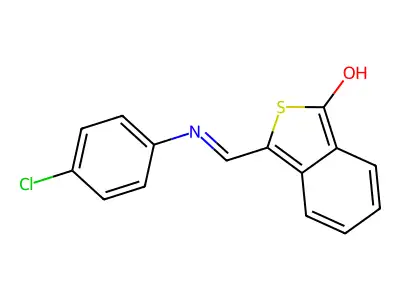 3-[(4-chloroanilino)methylene]-2-benzothiophen-1(3H)-one structure