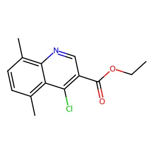 Ethyl 4-chloro-5,8-dimethylquinoline-3-carboxylate structure